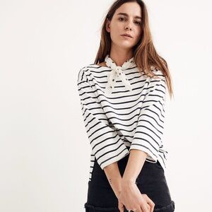 Madewell Striped Boatneck Top